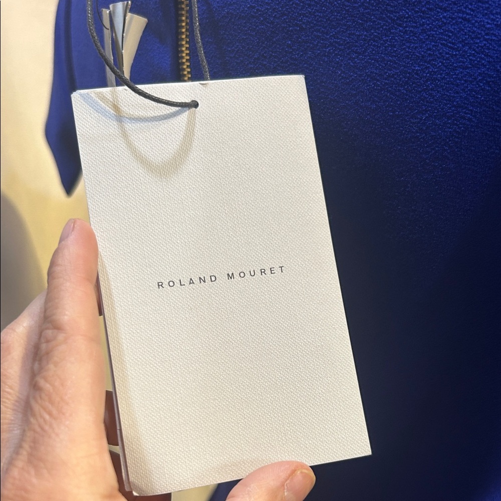 Roland Mouret Royal Blue Asymmetrical Dress - Picture 13 of 16